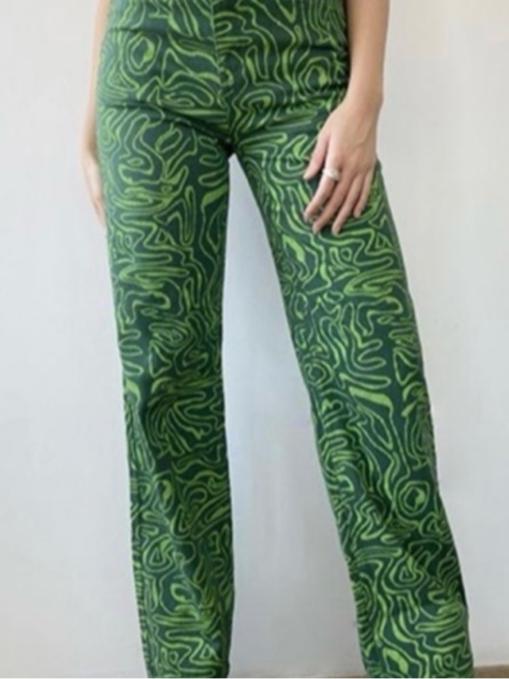 Bailey Rose Wavy Print Jeans